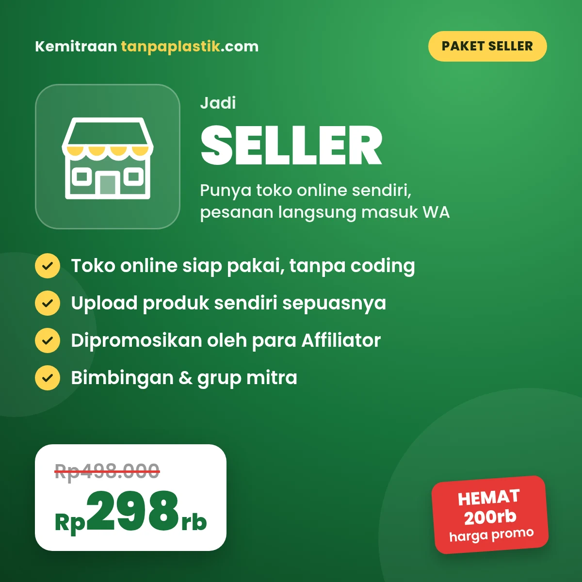 Paket Seller - Toko Online Sendiri
