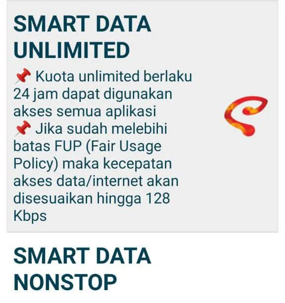 Paket internet smartfrencare