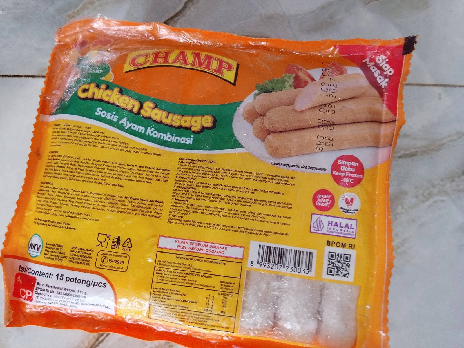 Sosis Ayam Kombinasi 15 pcs